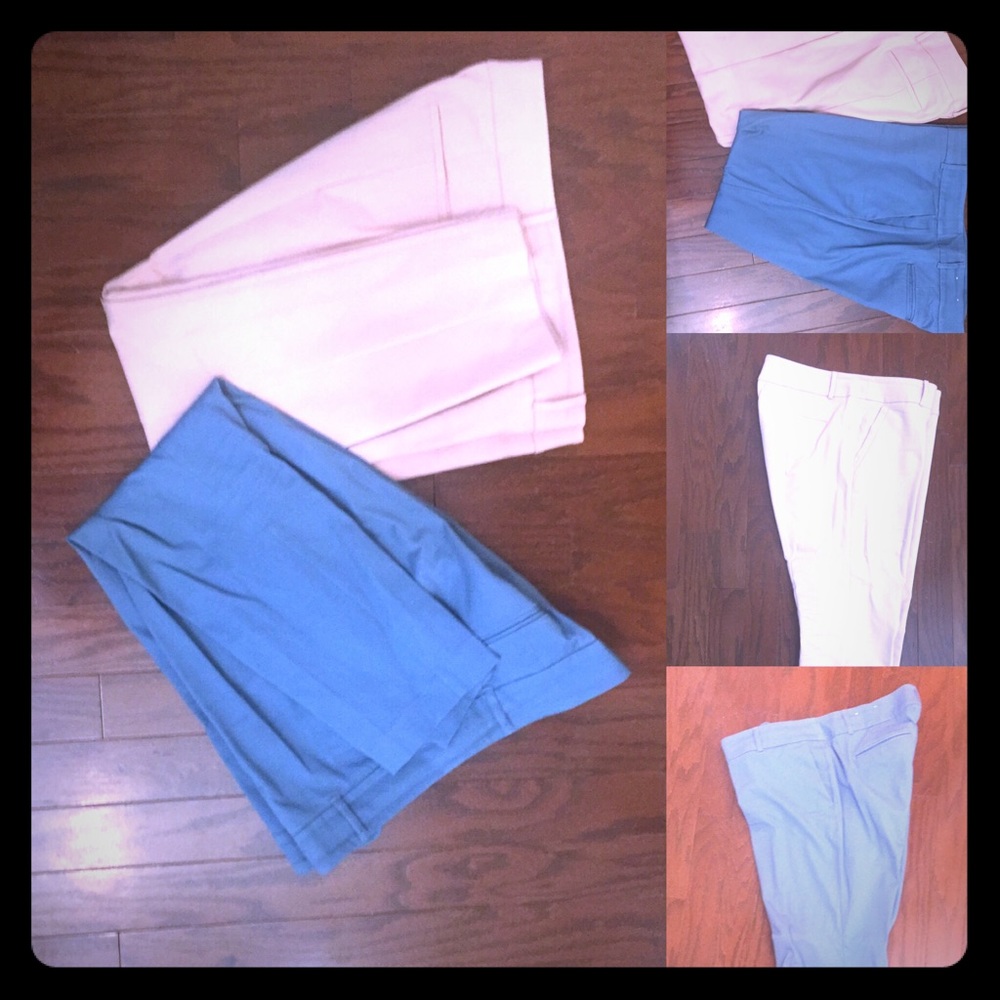 2 pair of LOFT Curvy Skinny Ankle Dress Pants!